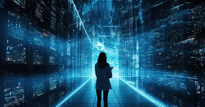 FNT blog post on data centers with a digital twin